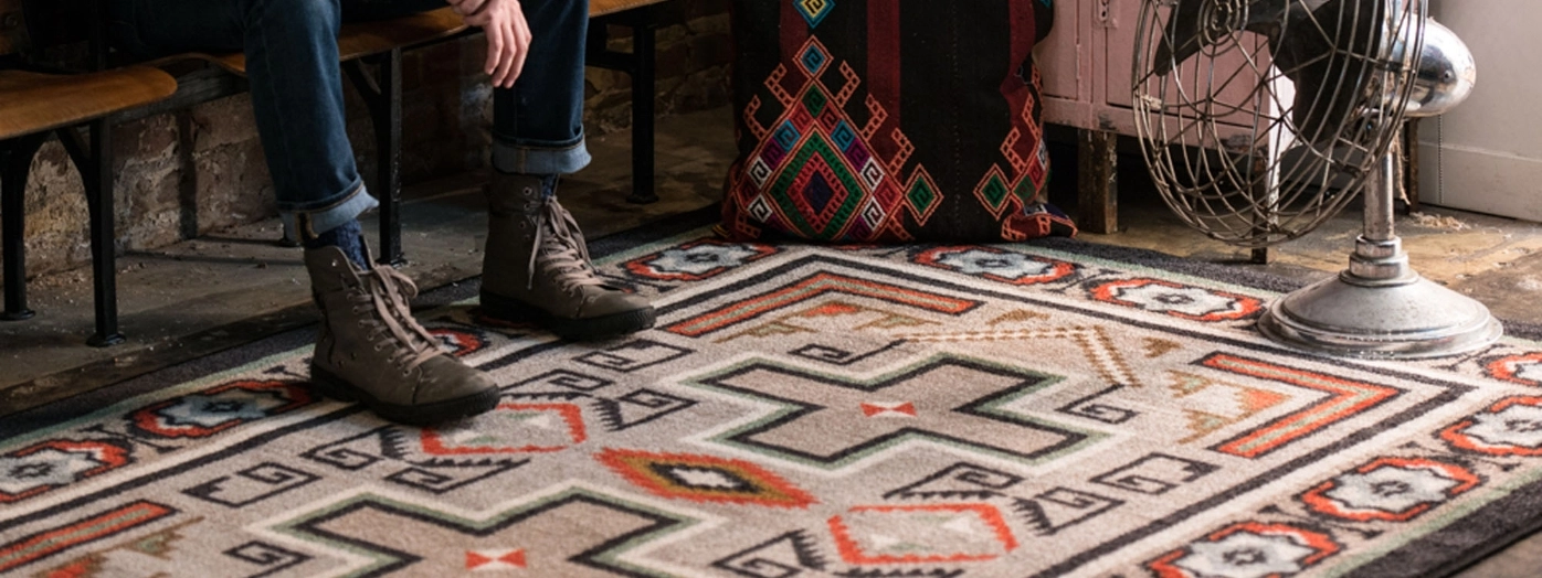 aztec design floor rugs